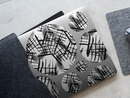 Anger Breakout Abstract Geometric DIY Laptop Stickers
