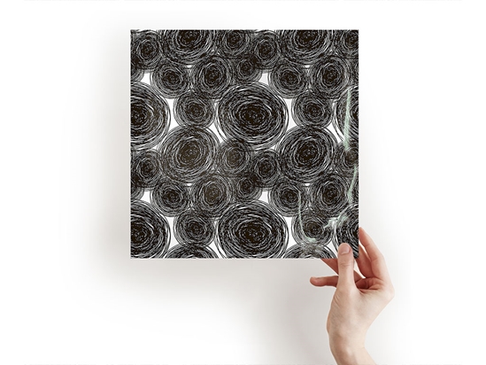 Spiraling Thoughts Abstract Geometric Craft Sheets