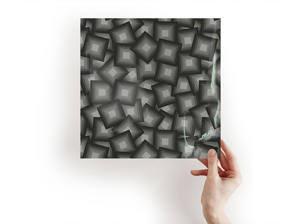 Stacked Squares Abstract Geometric Craft Sheets