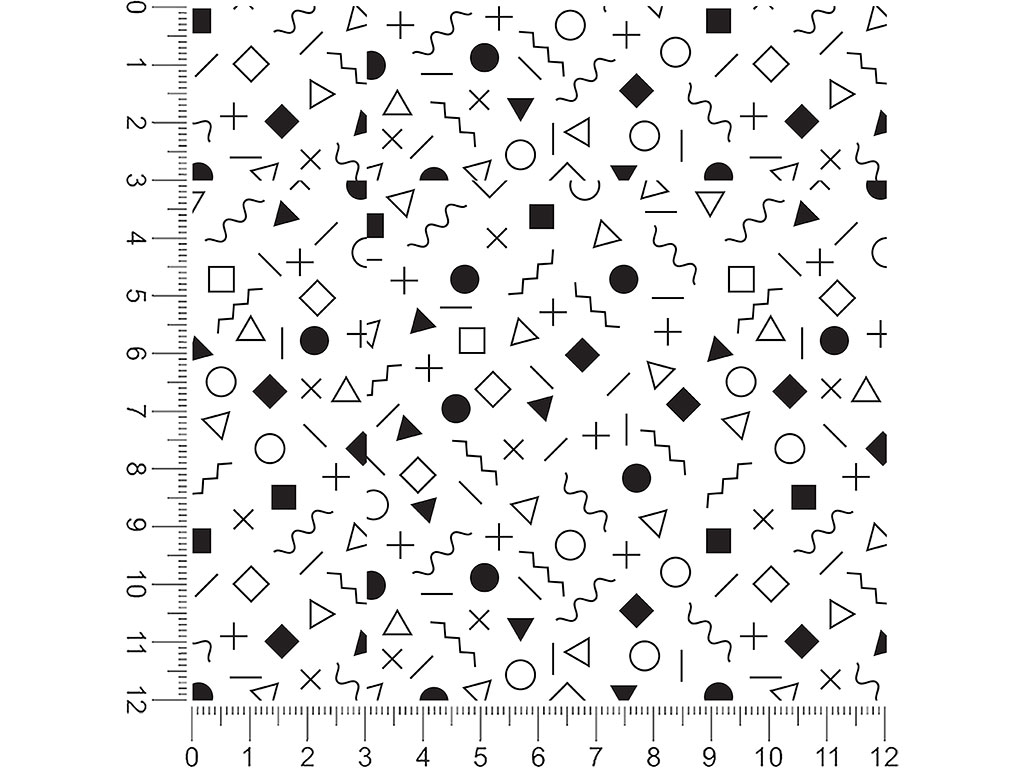 TicTacToe Champion Abstract Geometric 1ft x 1ft Craft Sheets