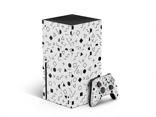 TicTacToe Champion Abstract Geometric XBOX DIY Decal