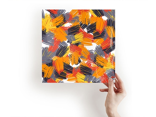 Fire Princess Abstract Geometric Craft Sheets