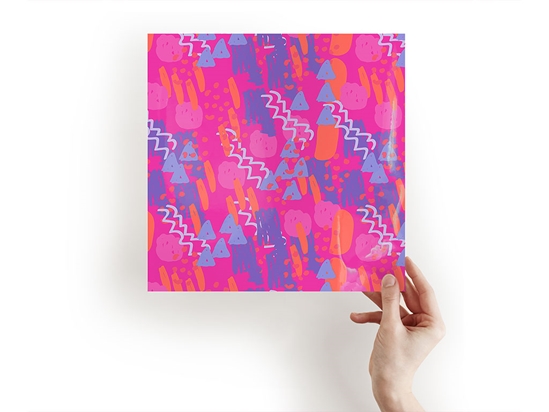 After Glow Abstract Geometric Craft Sheets