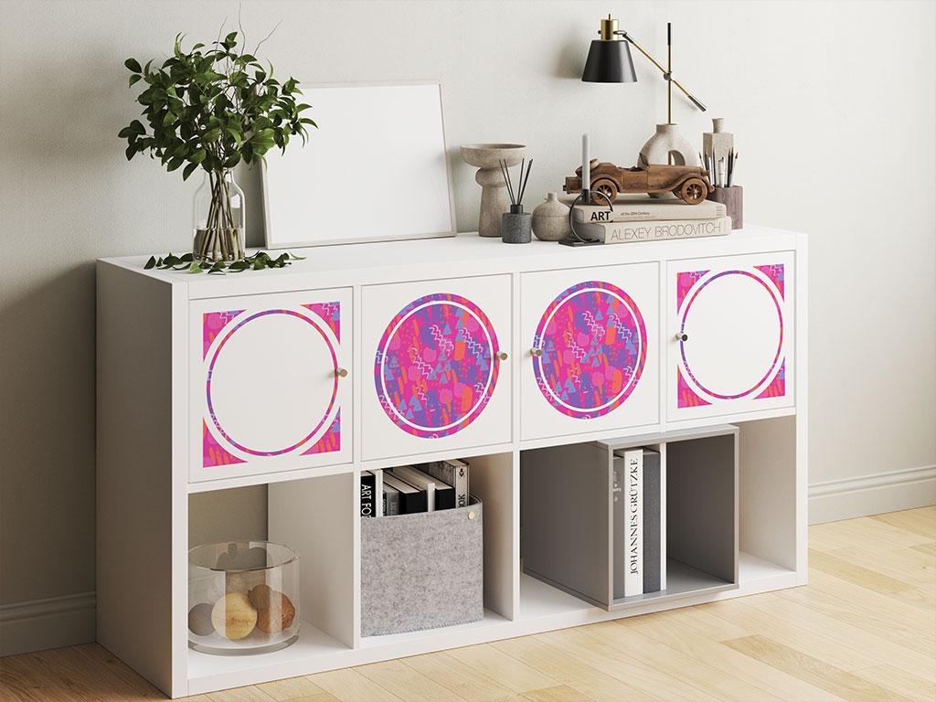 After Glow Abstract Geometric DIY Furniture Stickers