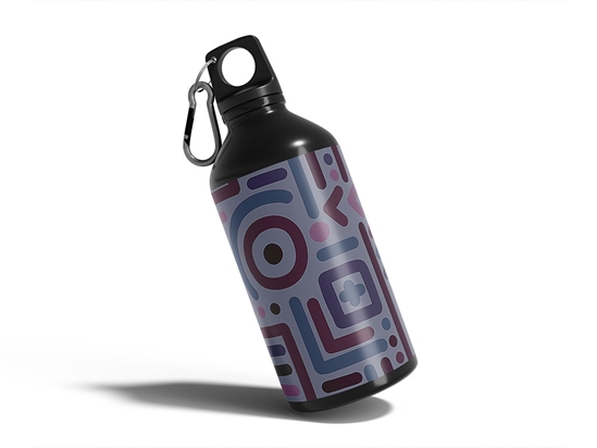 Austere Principe Abstract Geometric Water Bottle DIY Stickers