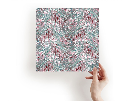 Captured Abstract Geometric Craft Sheets