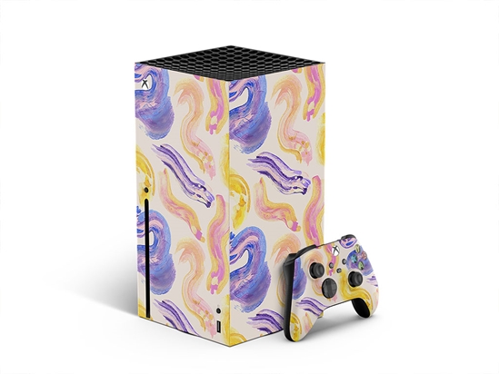 Champagne Year Abstract Geometric XBOX DIY Decal