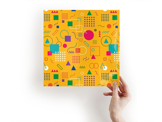 Bright Side Abstract Geometric Craft Sheets