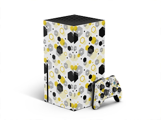Oh Beehive Abstract Geometric XBOX DIY Decal