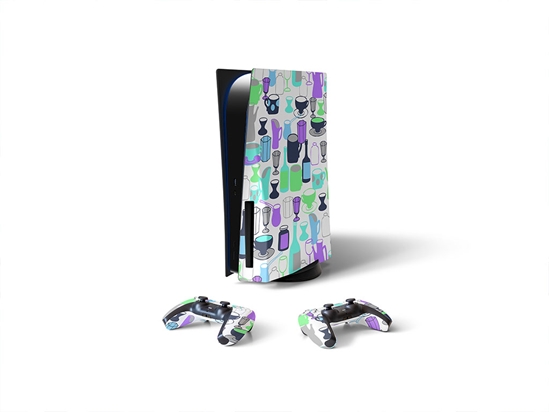 Bright Decanters Alcohol Sony PS5 DIY Skin