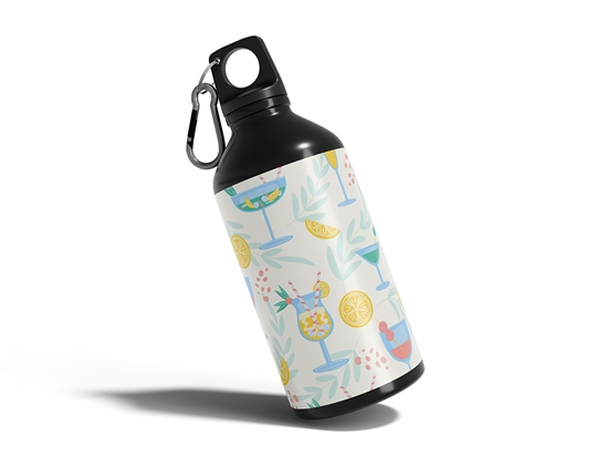 Liquid Courage Alcohol Water Bottle DIY Stickers