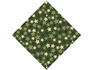 Green Stars Americana Vinyl Wrap Pattern