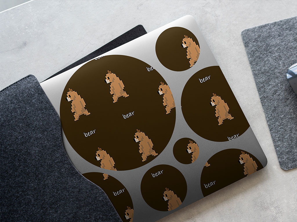 Pixel Wiggle Animal DIY Laptop Stickers