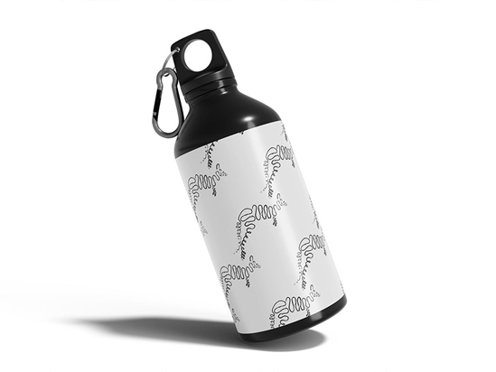 Spring Jump Animal Water Bottle DIY Stickers