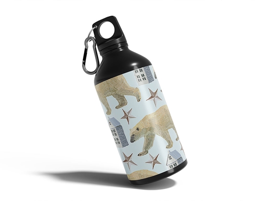 Arctic Circle Animal Water Bottle DIY Stickers