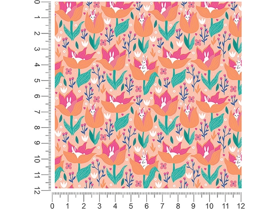 Hidden Tulips Animal 1ft x 1ft Craft Sheets