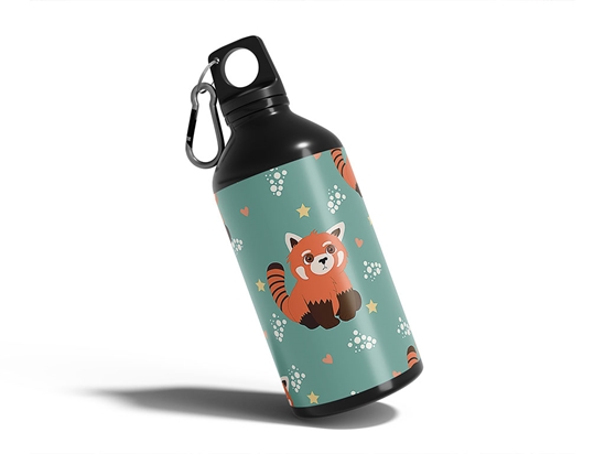Gazing Out Animal Water Bottle DIY Stickers