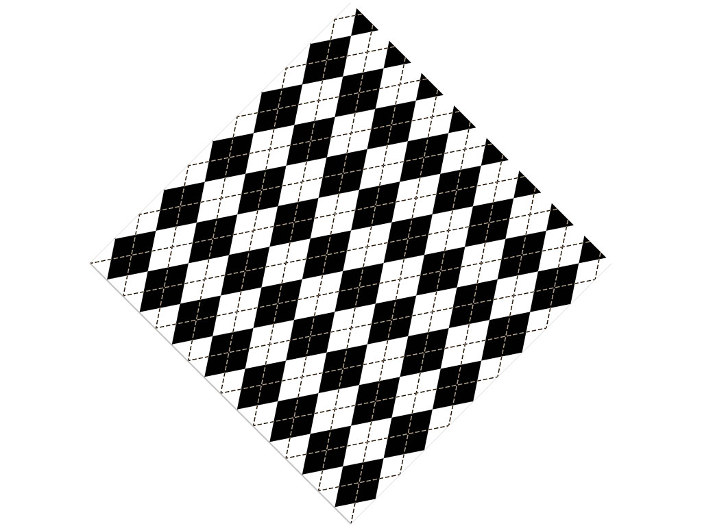 Play Checkers Argyle Vinyl Wrap Pattern