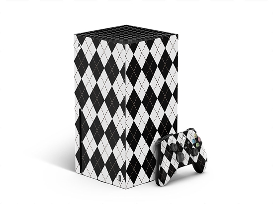 Play Checkers Argyle XBOX DIY Decal