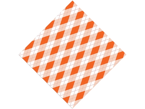 Rcraft™ Orange Argyle Craft Vinyl - Construction Vest
