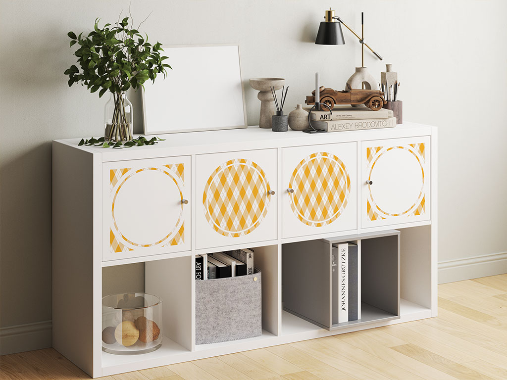 Sweet Marigold Argyle DIY Furniture Stickers