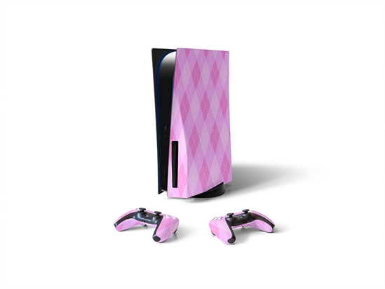 Ladies Golf Argyle Sony PS5 DIY Skin