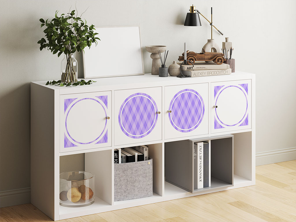 Calming Orchid Argyle DIY Furniture Stickers