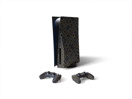 Chain Collection Art Deco Sony PS5 DIY Skin