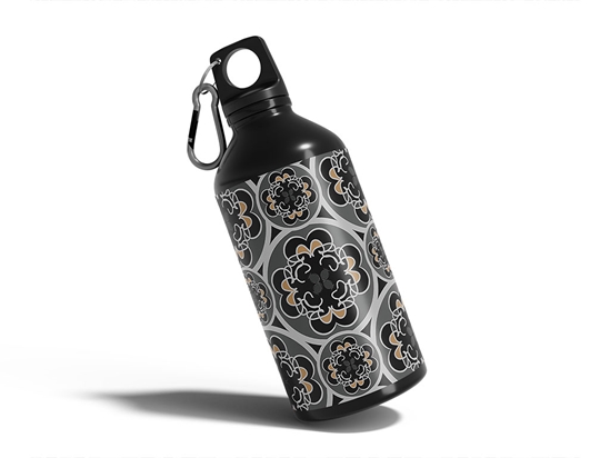 Stamped Fortitude Art Deco Water Bottle DIY Stickers