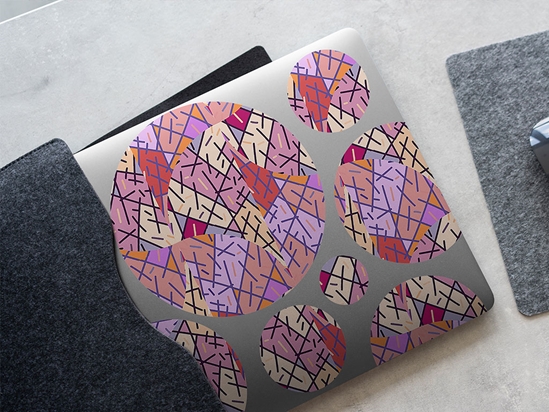 Pollockian Sensibilities Art Deco DIY Laptop Stickers