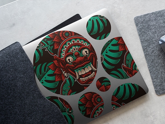 Bali Mask Japanese DIY Laptop Stickers