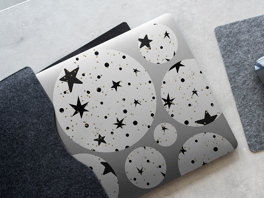 Black Starlight Astrology DIY Laptop Stickers