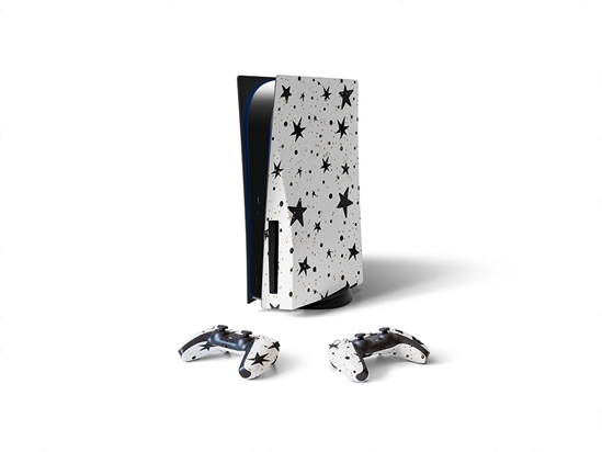 Black Starlight Astrology Sony PS5 DIY Skin