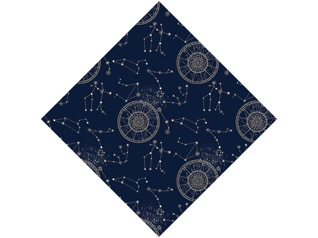 Blue Aeons Astrology Vinyl Wrap Pattern