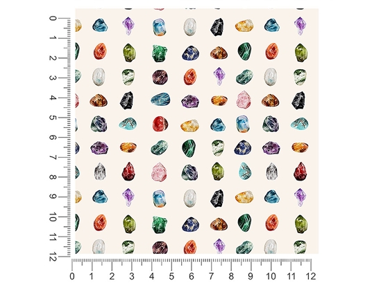 Mystic Gemstones Astrology 1ft x 1ft Craft Sheets