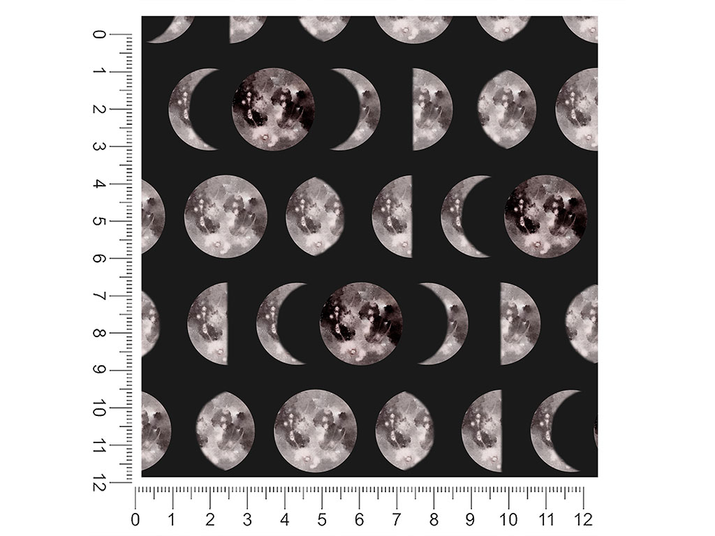 Phasing Moons Astrology 1ft x 1ft Craft Sheets