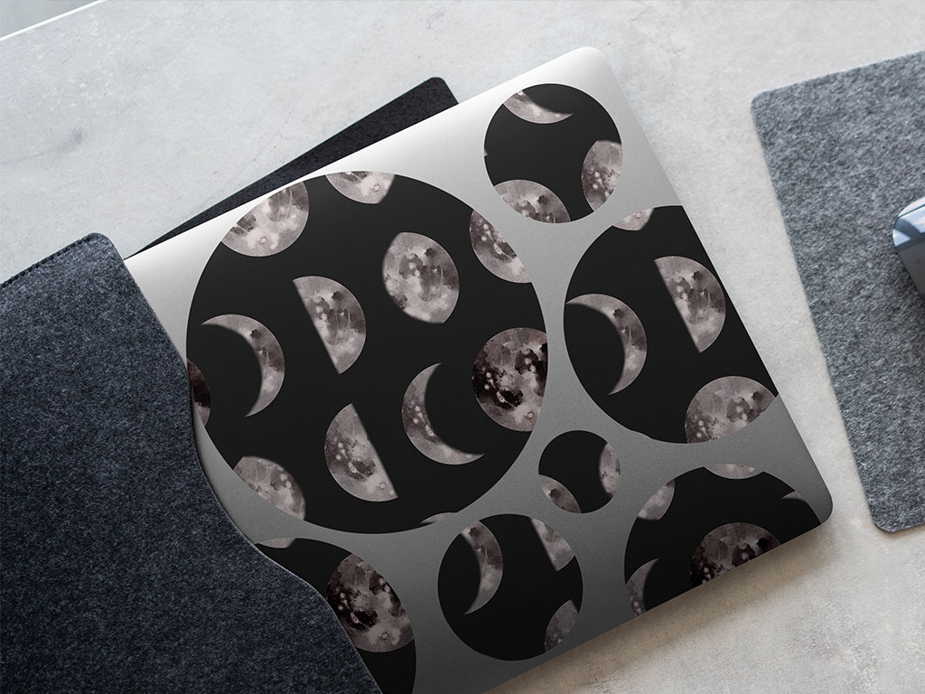 Phasing Moons Astrology DIY Laptop Stickers