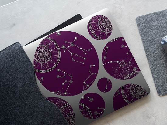 Purple Aeons Astrology DIY Laptop Stickers
