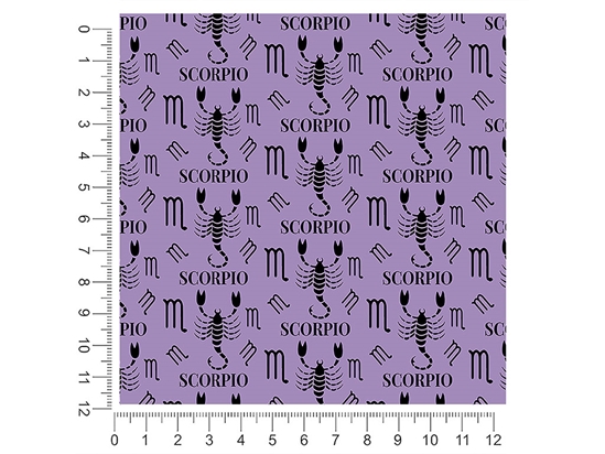 Stinging Scorpion Astrology 1ft x 1ft Craft Sheets