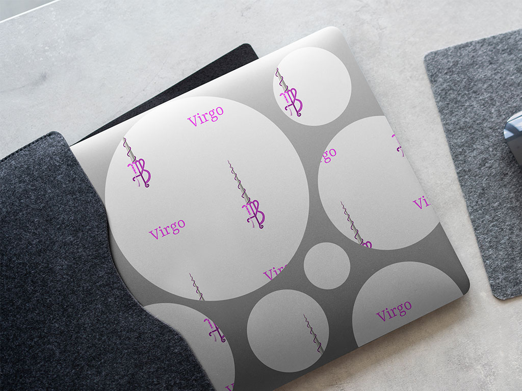 Virgo Swords Astrology DIY Laptop Stickers