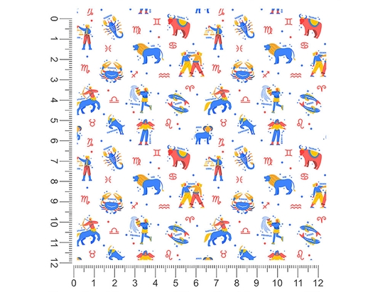 White Friends Astrology 1ft x 1ft Craft Sheets