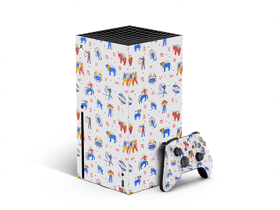 White Friends Astrology XBOX DIY Decal
