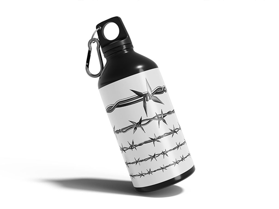 Realistic Ross Barbed Wire Water Bottle DIY Stickers