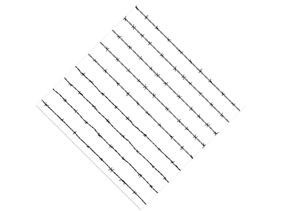 Twisted Burneli Barbed Wire Vinyl Wrap Pattern