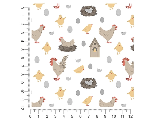 Egg Production Bird 1ft x 1ft Craft Sheets