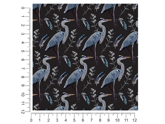 Midnight Storks Bird 1ft x 1ft Craft Sheets