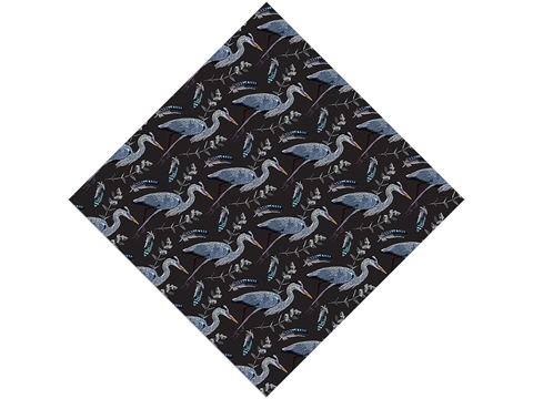 Rcraft™ Cranes Birds Craft Vinyl - Midnight Storks