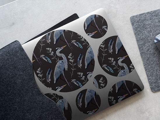 Midnight Storks Bird DIY Laptop Stickers