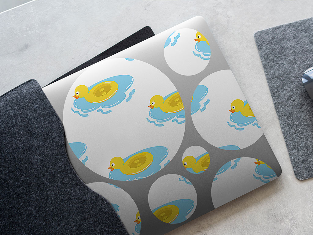 Rubber Duckie Bird DIY Laptop Stickers