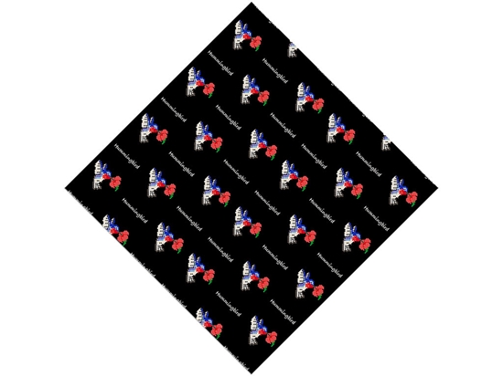 Fluttering Pixels Birds Vinyl Wrap Pattern